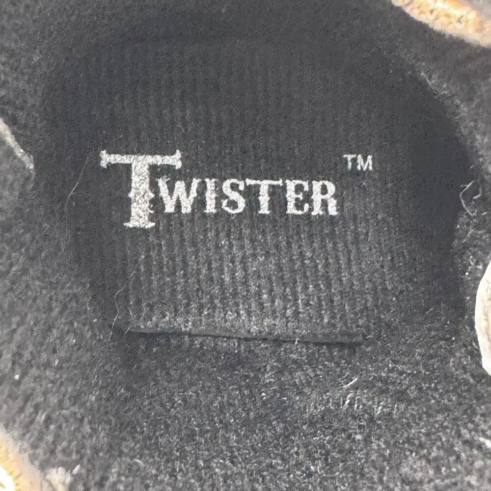 Twister M&F Western‎ Brown Infant Size 3 Mid Calf Cowboy Boots Soft Non Slip